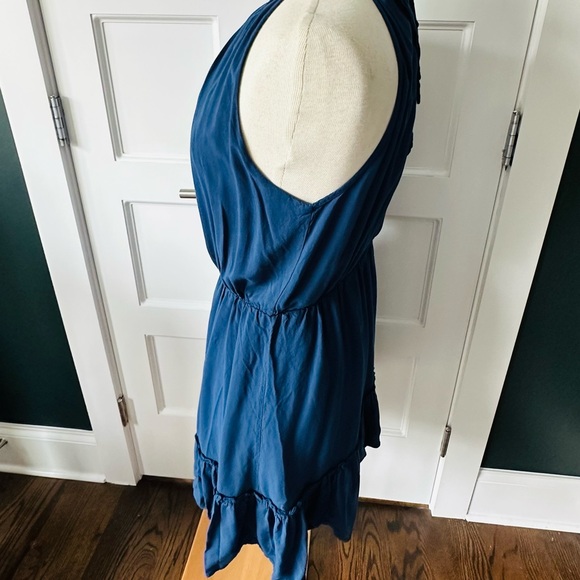 Halter Neck Sleeveless Dress - Flowy & Lightweight | Versatile and Chic - Picture 7 of 9